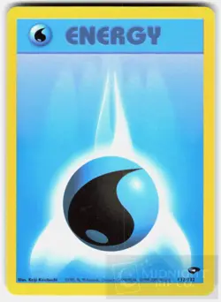 POKEMON WATER ENERGY 132 GYM HEROES UNLIMITED LP - Image 1