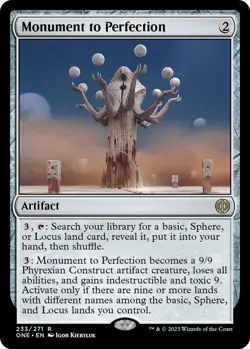 NM Monument to Perfection, MTG, Phyrexia: One, Magic the Gathering, 233 - Image 1