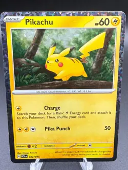 Pikachu McDonald's Promos 2024 Pokemon TCG NM 002/015 - Image 1