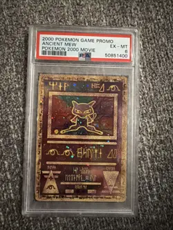 2000 Pokemon Ancient Mew PSA 6 EX-MT | Movie Promo Holo | Vintage WOTC - Image 1
