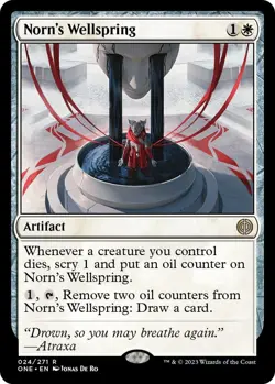 NM Norn's Wellspring, MTG, Phyrexia: One, Magic the Gathering, 24 - Image 1