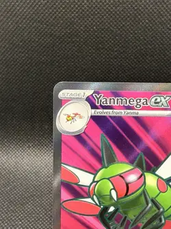 2025 POKEMON DESTINED RIVALS YANMEGA EX 206/182 ULTRA RARE - Image 2
