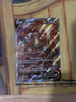 ENTEI V GG36/GG70 HOLO V RARE CROWN ZENITH GALARIAN GALLERY POKEMON NM - Image 3