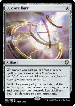 NM Lux Artillery, MTG, Phyrexia: One, Magic the Gathering, 27 - Image 1