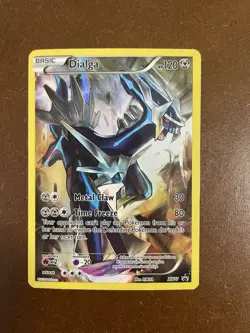 Dialga Full Art Promo Holo XY77 Pokemon TCG XY 120 HP The Pokemon Company Card - Image 1