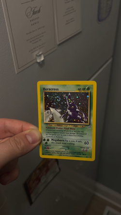 Heracross Pokemon WOTC 2001 Neo Genesis 6/111 Holo Bleed & Swirl NM - Image 2