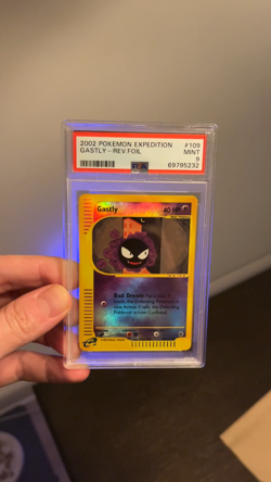 Gastly PSA 9 Pokemon WOTC 2002 Expedition e-Reader #109 Reverse Holo Low POP 61 - Image 2