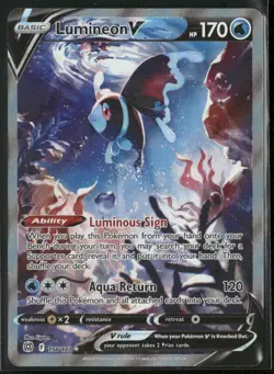 Lumineon V 156/172 Holo - Pokemon TCG SWSH09: Brilliant Stars - Image 1