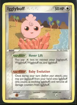 Igglybuff 21/100 Normal - Pokemon TCG Crystal Guardians - Image 1