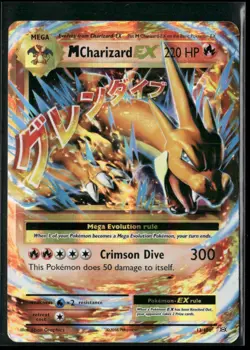 M Charizard EX 13/108 Holo - Pokemon TCG XY - Evolutions - Image 1