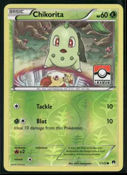 Chikorita 1/122 Pokemon League - Pokemon TCG BreakPoint - Image 1