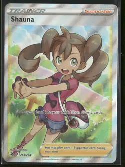Shauna (Full Art) 263/264 Holo - Pokemon TCG SWSH08: Fusion Strike - Image 1