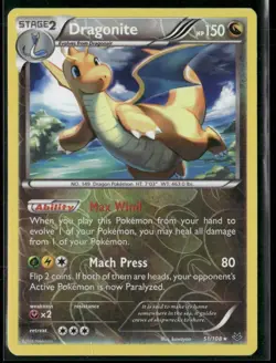 Dragonite 51/108 Reverse Holo - Pokemon TCG Roaring Skies 2015 - Image 1
