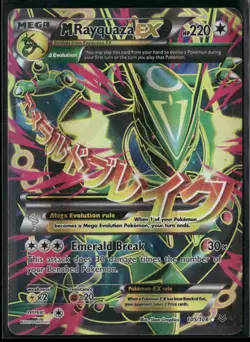 M Rayquaza EX (105 Full Art) 105/108 Holo - Pokemon TCG XY - Roaring Skies - Image 1