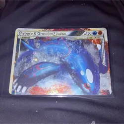 Pokemon Kyogre & Groudon LEGEND Holo Card 150 HP - English TCG 87/90 - Image 1