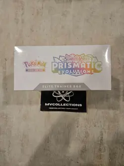 Pokemon TCG Prismatic Evolutions ETB Elite Trainer Box New Factory Sealed - Image 2