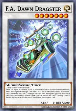 F.A. Dawn Dragster MP25-EN284 1st ED Yu-Gi-Oh! ULTRA RARE - Image 1