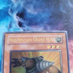Yugioh Neo-spacian Grand Mole Ultimate Rare 1st Edition Ston-en005 LP - Image 3