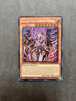 Galaxy-Eyes Tachyon Primal MZTM-EN011 Maze of the Master 1st Edition NM - Image 1