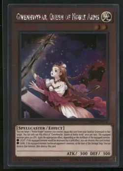 Gwenhwyfar, Queen of Noble Arms NKRT-EN012 Limited - Yu-Gi-Oh! TCG Platinum Rare - Image 1