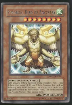 Simorgh, Bird of Ancestry LODT-EN039 Unlimited - Yu-Gi-Oh! TCG Rare - Image 1