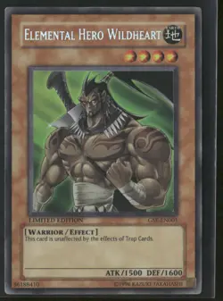 Elemental Hero Wildheart GSE-EN001 Limited - Yu-Gi-Oh! TCG Secret Rare - Image 1