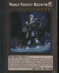 Noble Knight Bedwyr NKRT-EN002 Limited - Yu-Gi-Oh! TCG Platinum Rare - Image 1