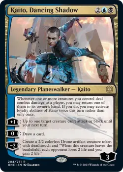 NM Kaito, Dancing Shadow, MTG, Phyrexia: One, Magic the Gathering, 204 - Image 1