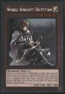 Noble Knight Drystan NKRT-EN008 Limited - Yu-Gi-Oh! TCG Platinum Rare - Image 1