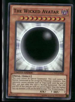 The Wicked Avatar CT07-EN023 Limited - Yu-Gi-Oh! TCG Super Rare - Image 1