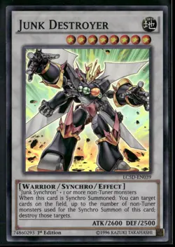 Junk Destroyer LC5D-EN039 1st Edition - Yu-Gi-Oh! TCG Super Rare - Image 1