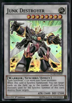 Junk Destroyer LC5D-EN039 1st Edition - Yu-Gi-Oh! TCG Super Rare - Image 1