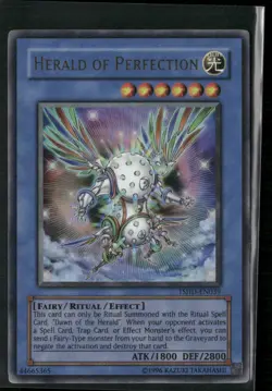 Yu-Gi-Oh! TCG Herald of Perfection TSHD-EN039 Unlimited Ultra Rare - Image 1