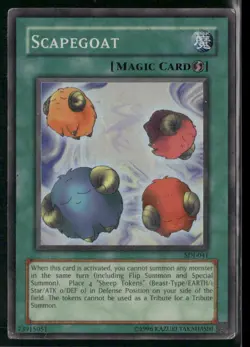 Scapegoat SDJ-041 Unlimited - Yu-Gi-Oh! TCG Super Rare - Image 1