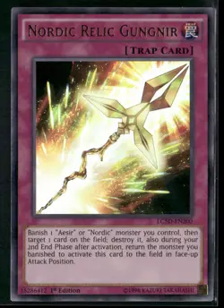 Nordic Relic Gungnir LC5D-EN200 1st Edition - Yu-Gi-Oh! TCG Ultra Rare - Image 1