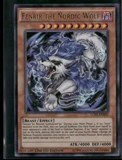 Fenrir the Nordic Wolf LC05-EN002 Limited - Yu-Gi-Oh! TCG Ultra Rare - Image 1