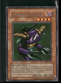 Yu-Gi-Oh! TCG Cannon Soldier MRD-106 Unlimited Rare - Image 1