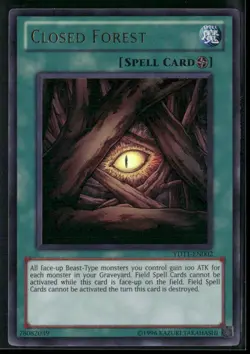 Closed Forest (5D's Duel Transer) YDT1-EN002 Limited - Yu-Gi-Oh! TCG Ultra Rare - Image 1