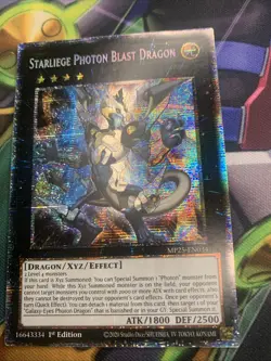1x (M/NM) Starliege Photon Blast Dragon MP25-EN034 Starlight Rare 1st Ed. Yugioh - Image 1