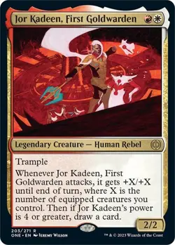 NM Jor Kadeen, First Goldwarden, MTG, Phyrexia: One, Magic the Gathering, 203 - Image 1