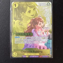 Charlotte Pudding Winner Pack 2024 Oct.-Dec. One Piece Promo Card OP03-112 - Image 1