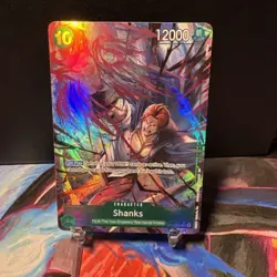 One Piece Shanks (028) (Alternate Art) OP13-028 Carrying On His Will Foil - Image 1