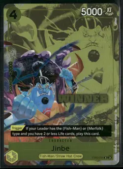 Jinbe EB02-056 Winner - One Piece TCG Winner Pack 2025 Vol. 3 Promo - Image 1