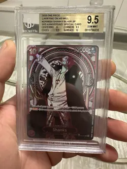 One Piece TCG OP13 Carrying On His Will Shanks SP OP09-004 Silver ENG - BGS 9,5 - Image 1