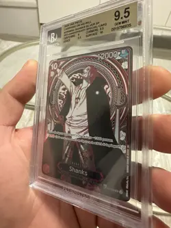 One Piece TCG OP13 Carrying On His Will Shanks SP OP09-004 Silver ENG - BGS 9,5 - Image 3