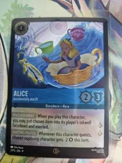 Alice Accidentally Adrift 2/P3 - Disney Lorcana TCG Promo - Image 1