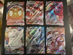 Pokemon TCG Sword & Shield Card Lot (8 English) all Lightly play - Image 1