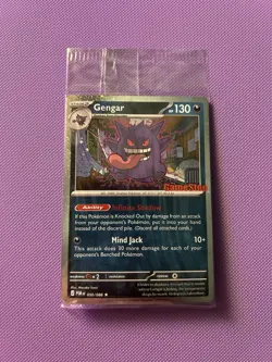Pokemon Gengar GameStop Exclusive Promo Holo Stamped Card 050/088 130 HP - Image 1