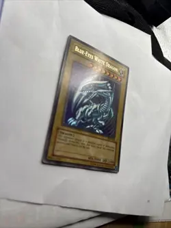 Yugioh! Card TCG Blue-Eyes White Dragon SDK-001 Ultra Rare Unlimited Edition MP - Image 4