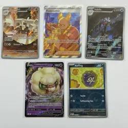 Pokemon Card Lot (5 Cards) - Vintage Modern Hyper Ultra IR SIR Reverse Holo Rare - Image 1